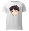 Чоловіча преміум футболка Evangelion Сінзді Білий фото