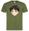 Чоловіча футболка Evangelion Сінзді Оливковий Чоловіча футболка Evangelion Сінзді Оливковий фото