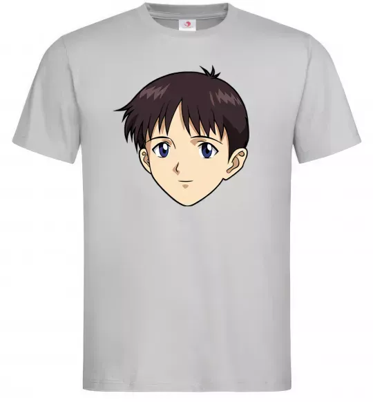Чоловіча футболка Evangelion Сінзді Сірий фото