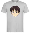 Чоловіча футболка Evangelion Сінзді Сірий Чоловіча футболка Evangelion Сінзді Сірий фото