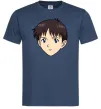 Чоловіча футболка Evangelion Сінзді Темно-синій Чоловіча футболка Evangelion Сінзді Темно-синій фото