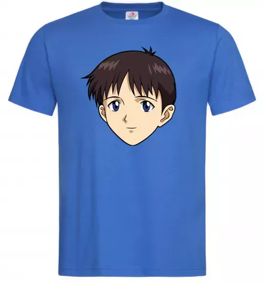 Чоловіча футболка Evangelion Сінзді Яскраво-синій фото
