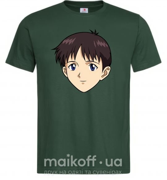 Чоловіча футболка Evangelion Синзди Темно-зелений фото