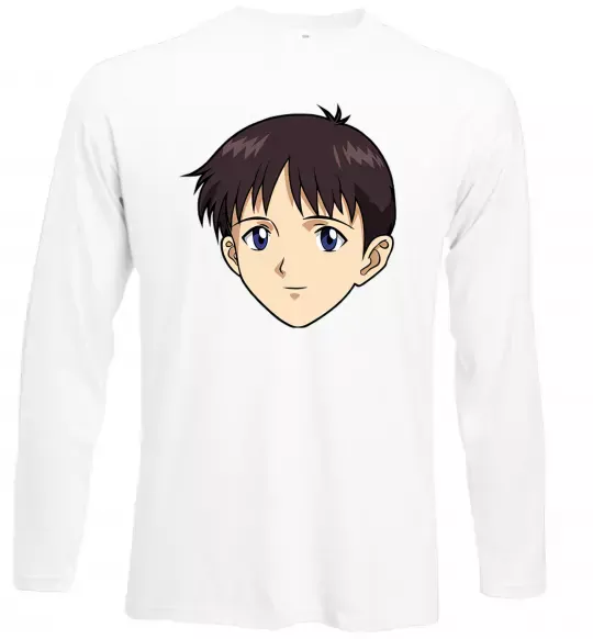 Лонгслів Evangelion Сінзді Білий фото