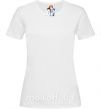 Женская футболка Аска Синдзи Рей Белый фото