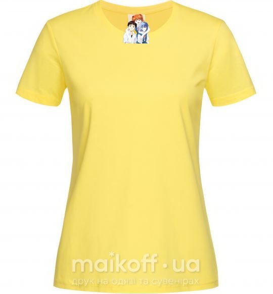 Женская футболка Аска Синдзи Рей Лимонный фото