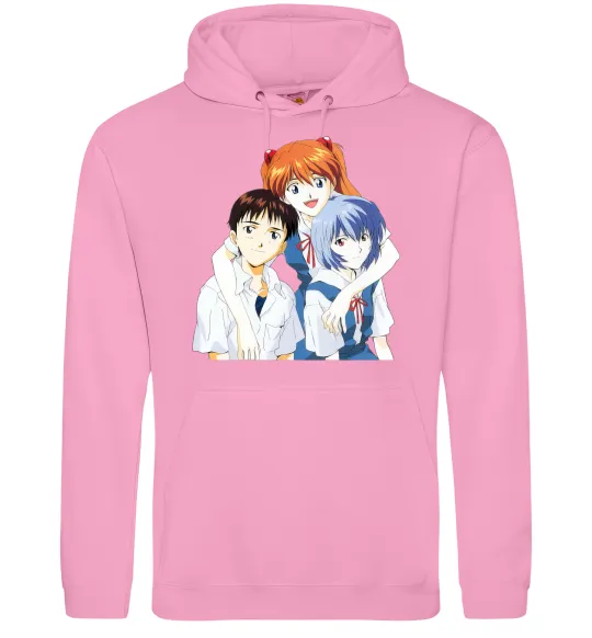 Мужская толстовка (худи) Аска Сіндзі Рей Розовый фото