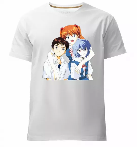 Чоловіча преміум футболка Аска Сіндзі Рей Білий фото