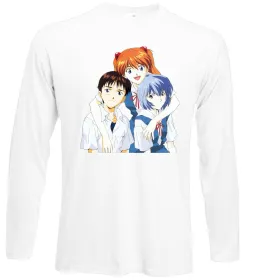 Лонгслів Rey Ayanami Білий фото