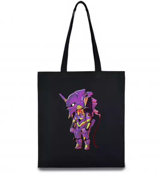 Эко-сумка Евангеліон робот аніме Черный фото