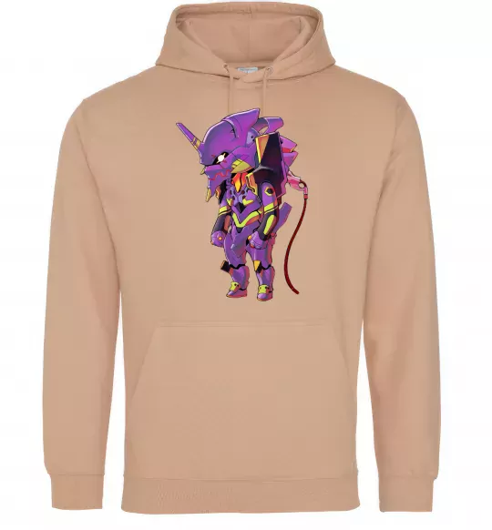 Чоловіча толстовка (худі) Евангеліон робот аніме Пісочний фото