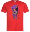 Мужская футболка Евангеліон робот аніме Красный фото