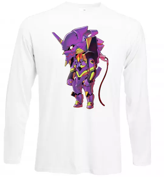 Лонгслив Евангеліон робот аніме Белый фото