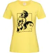 Жіноча футболка Eren Yaeger Атака титанов Лимонний фото