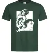 Мужская футболка Eren Yaeger Атака титанов Темно-зеленый фото