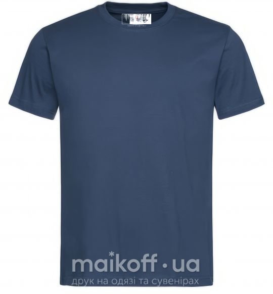 Мужская футболка Levi ackerman (white) Темно-синий фото