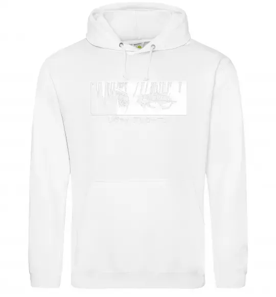 Чоловіча толстовка (худі) Levi ackerman (white) Білий фото