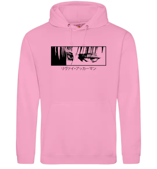 Жіноча толстовка (худі) Levi ackerman (white) Рожевий фото