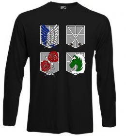 Лонгслів Атака титанів емблеми