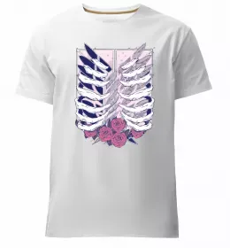 Мужская премиум футболка Атака титанів розвідувальний корпус Черный фото