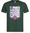Мужская футболка Атака титанів ребра Темно-зеленый фото
