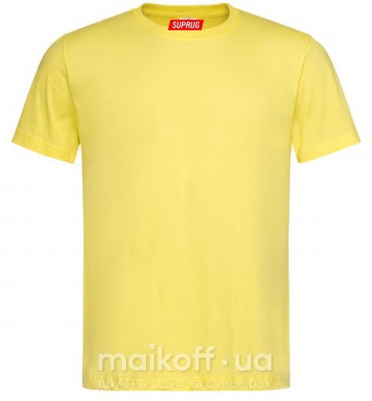 Чоловіча футболка SUPRUG Лимонний фото