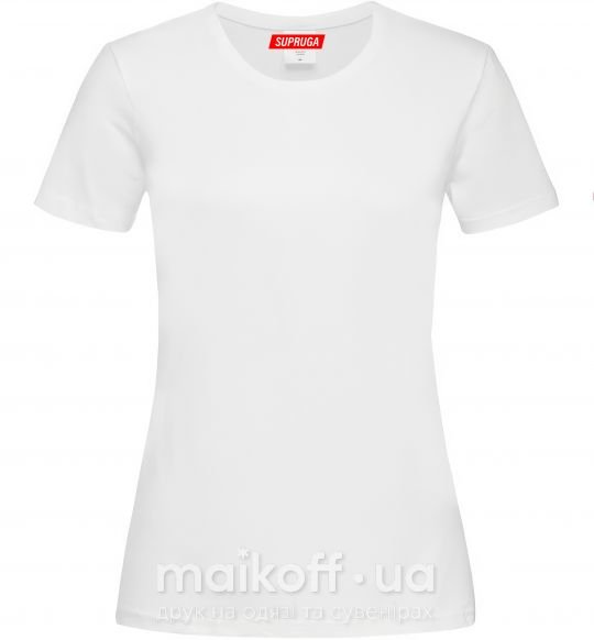 Женская футболка SUPRUGA Белый фото