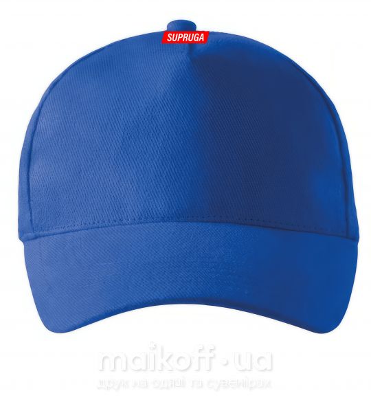 Кепка SUPRUGA Ярко-синий фото