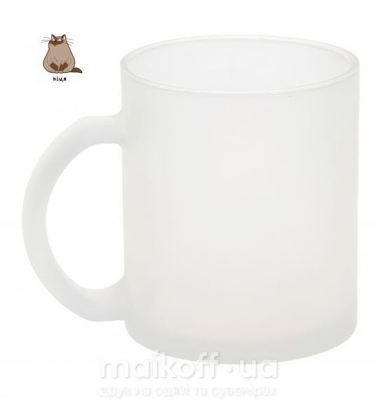 Чашка скляна Кіця кошка Фроузен фото