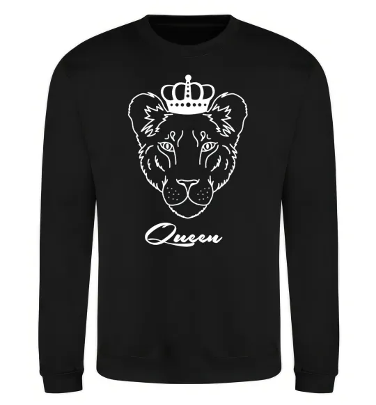Свитшот Левиця королева Queen Черный фото