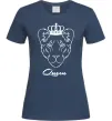 Жіноча футболка Левиця королева Queen Темно-синій фото