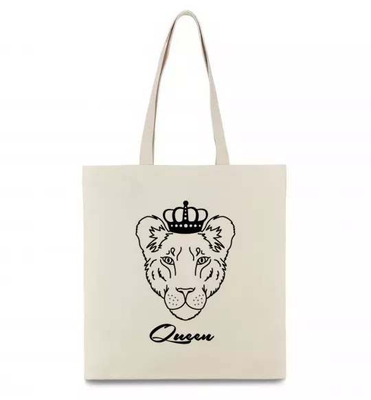 Эко-сумка Левиця королева Queen Бежевый фото