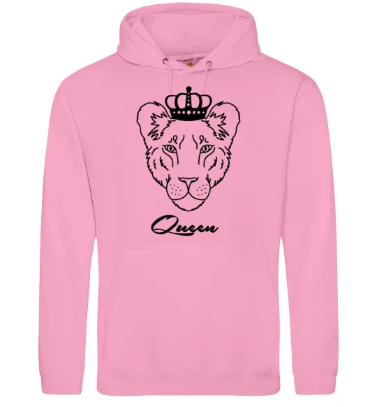 Женская толстовка (худи) Левиця королева Queen Розовый фото