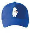Кепка Білий ведмідь з морозивом Ярко-синий фото