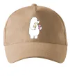 Кепка Білий ведмідь з морозивом Пісочний фото