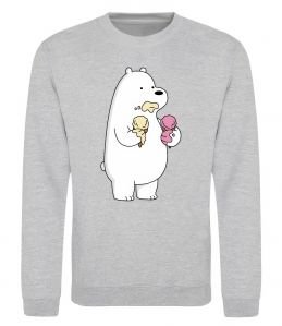 Світшот Білий ведмідь з морозивом