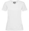 Женская футболка Микки Маус влюблен чб Белый фото