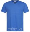 Мужская футболка Микки Маус влюблен чб Ярко-синий фото