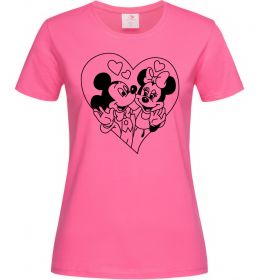 Женская футболка Міккі Маус закоханий