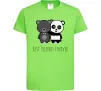 Детская футболка Best friend bears Лаймовый Детская футболка Best friend bears Лаймовый фото