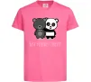 Детская футболка Best friend bears Ярко-розовый Детская футболка Best friend bears Ярко-розовый фото
