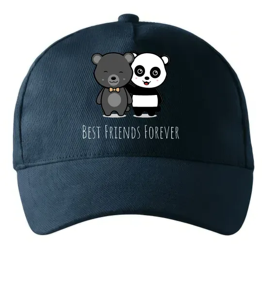 Кепка Best friend bears Темно-синий фото