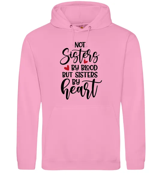 Женская толстовка (худи) Best sisters by heart Розовый фото