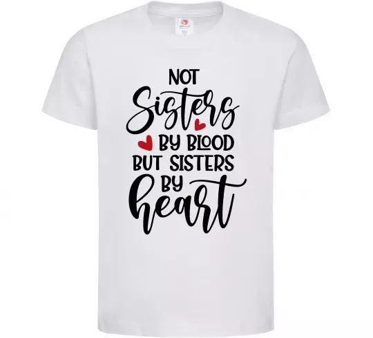Детская футболка Best sisters by heart Белый фото