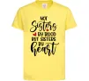 Детская футболка Best sisters by heart Лимонный Детская футболка Best sisters by heart Лимонный фото