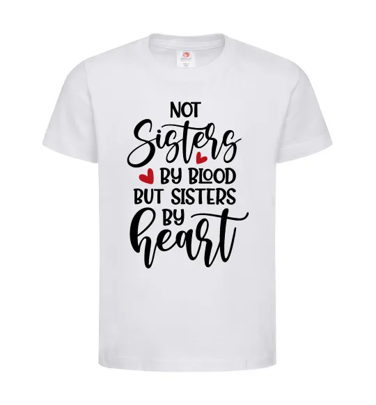 Детская футболка Best sisters by heart Белый фото