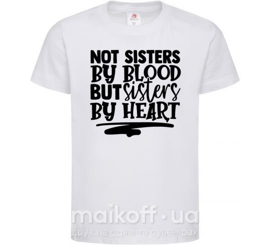 Дитяча футболка Best sisters Білий фото