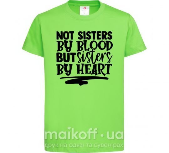 Детская футболка Best sisters Лаймовый фото