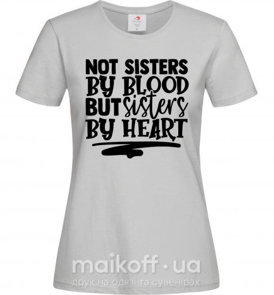 Женская футболка Best sisters Серый фото