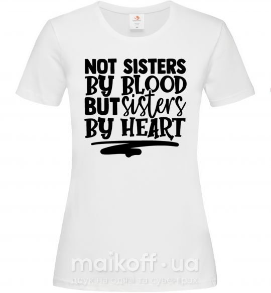 Жіноча футболка Best sisters Білий фото